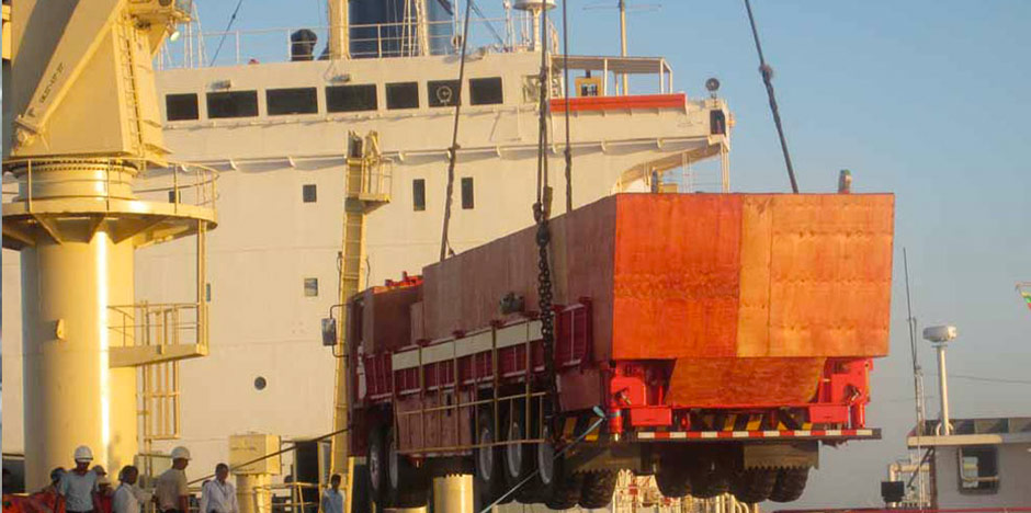 GIS mobile rig at MITT Port in Yangon